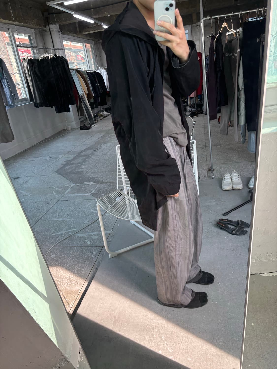 질샌더 99aw 코티드 코트 상품이미지4