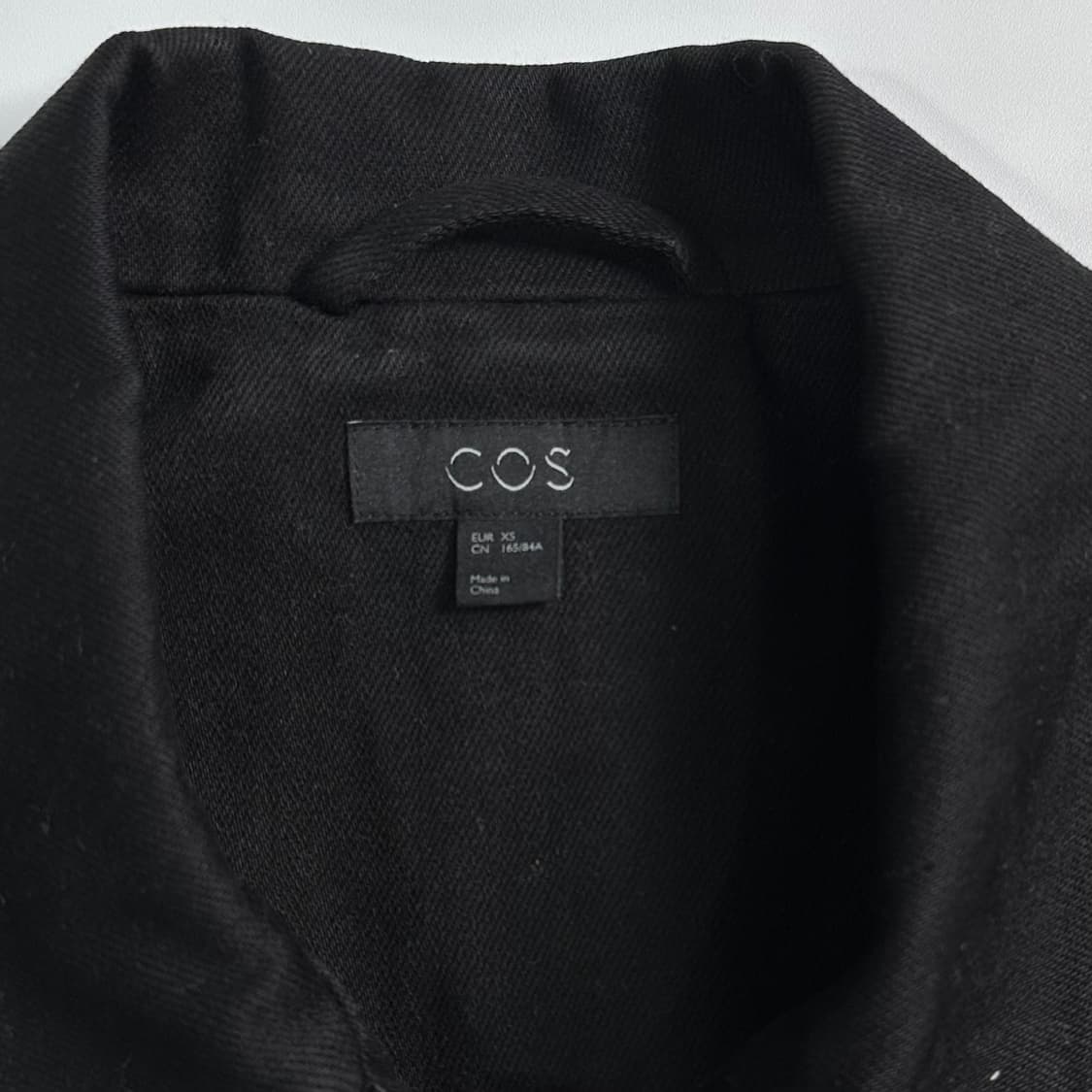 코스 블랙 코튼 자켓  상품이미지5