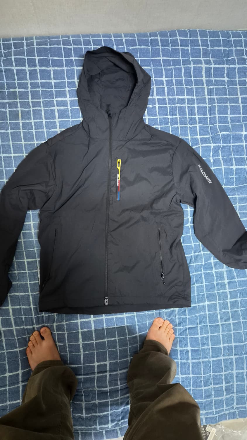 M 살로몬 모디세이 윈드쉘 자켓 딥 블랙 상품이미지1