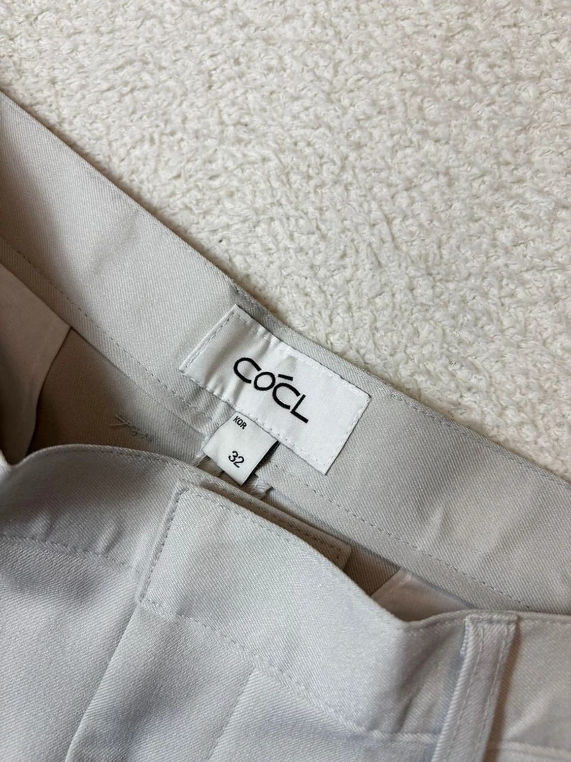 커스텀 어클락 COCL 23ss 투턱 세미와이드 팬츠 PN6757 상품이미지3