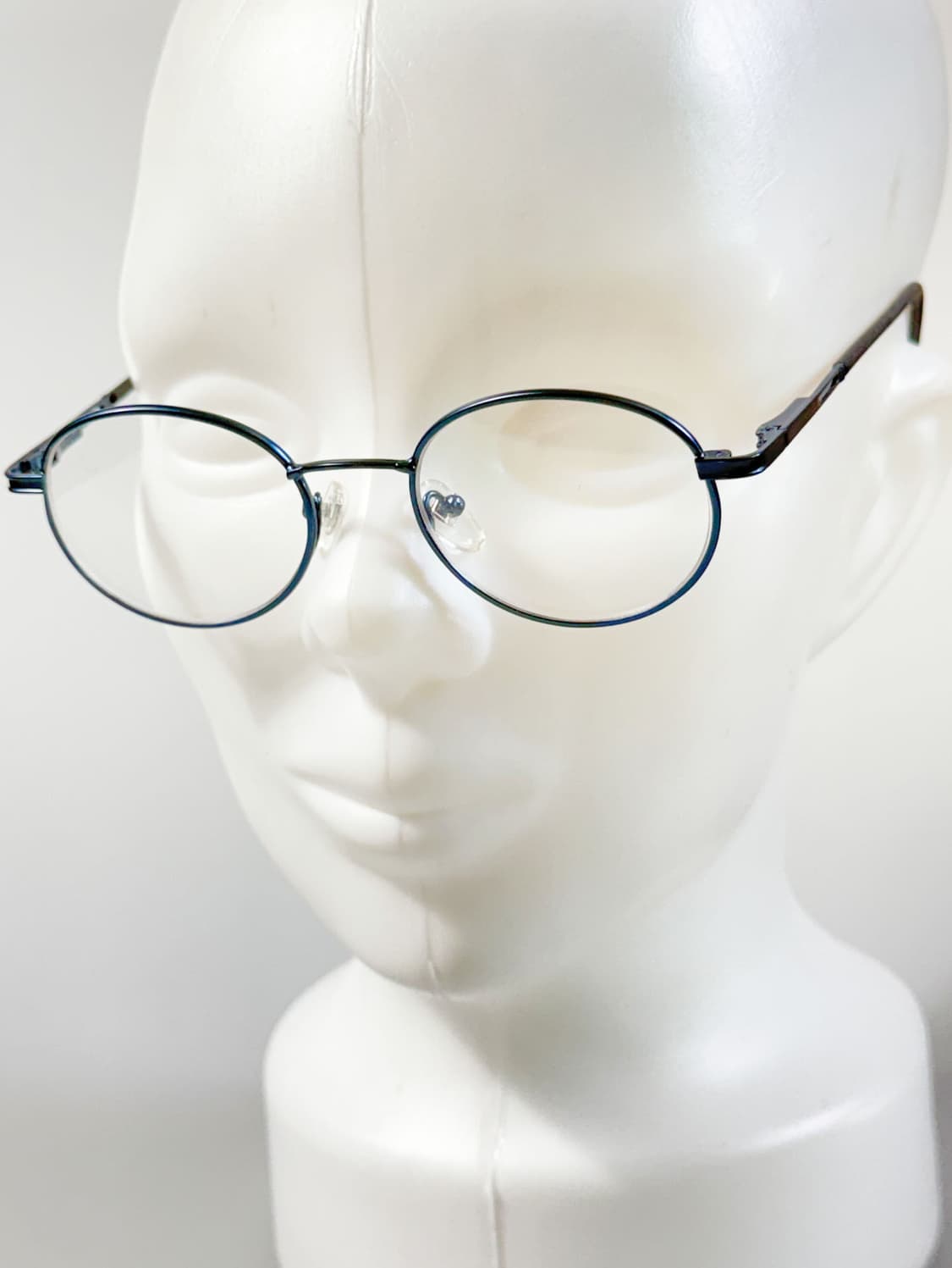 90s PEACE JAPAN 딥네이비 라운드 프레임 빈티지 안경 상품이미지8