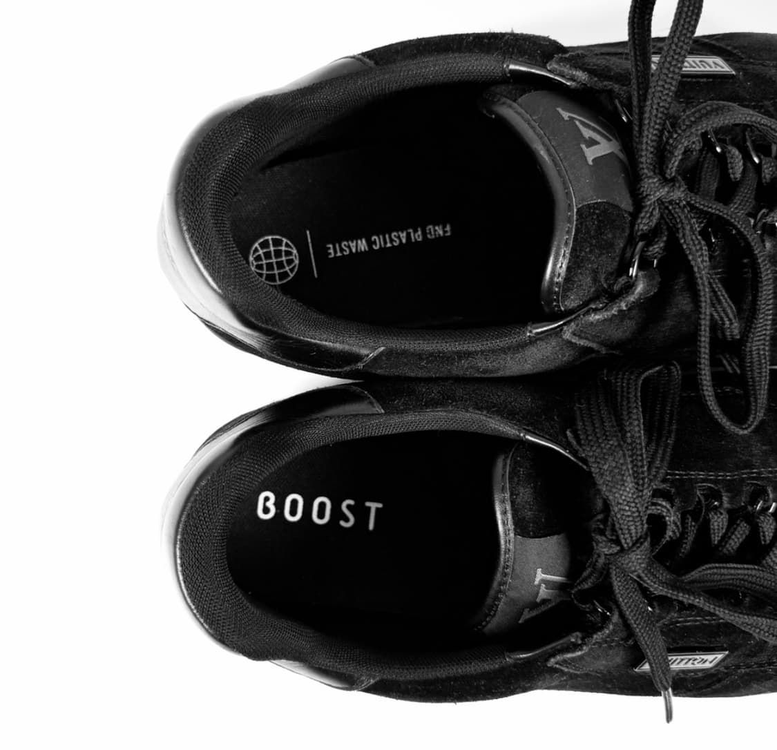 [9] 루이비통 남성 LV 스웨이드 벨벳 트레이너 로우탑 스니커즈 블랙 상품이미지8