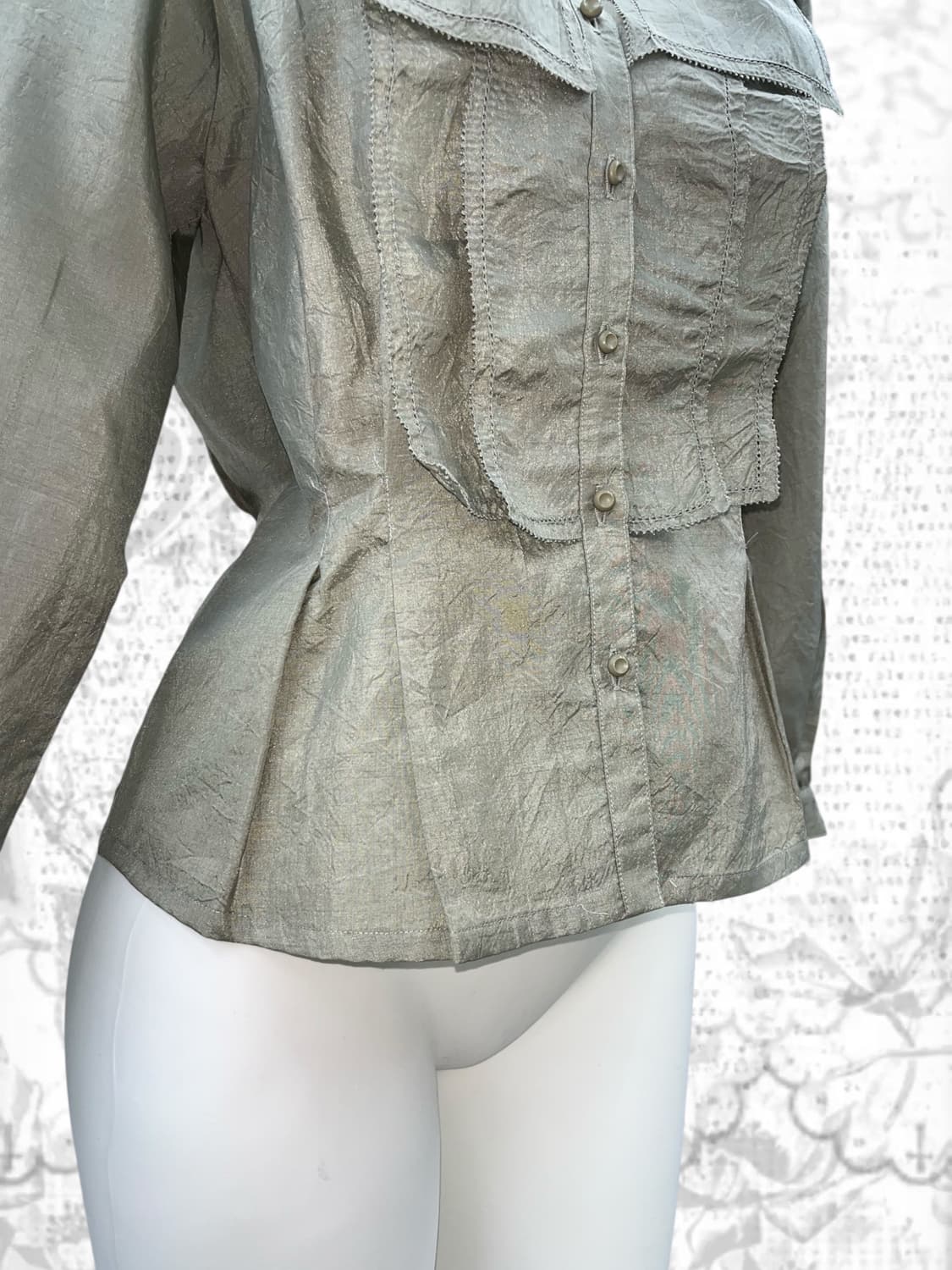 soldier frill blouse 상품이미지3