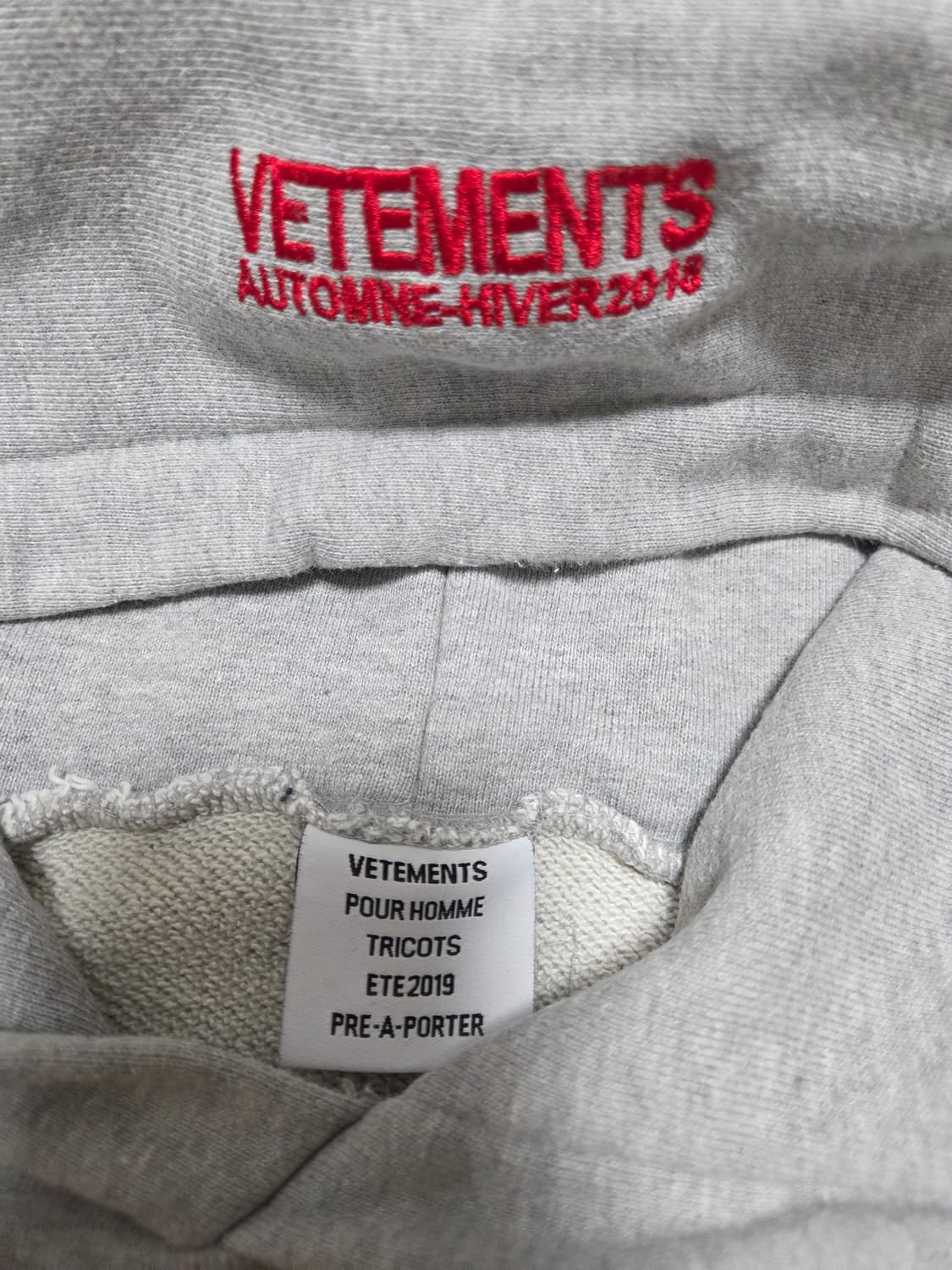 베트멍 그레이 시티로고 후드티 상품이미지6