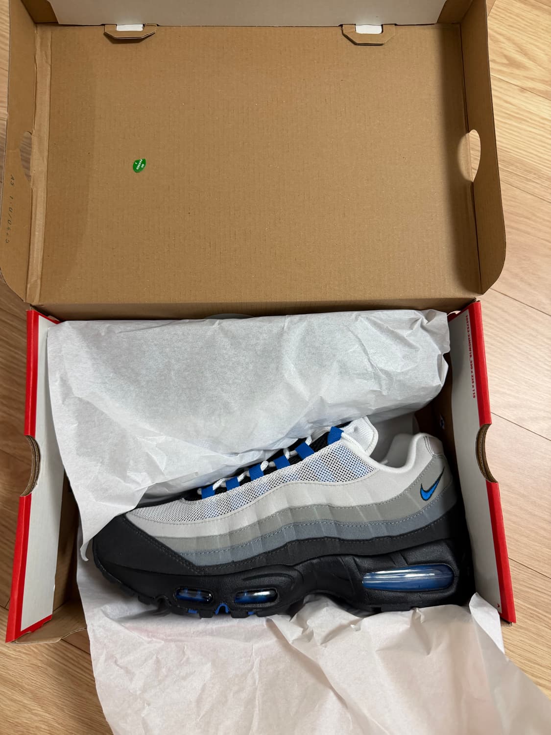 (280) 나이키 에어맥스 95 쿨 그레이 앤 블루 스파크 상품이미지4