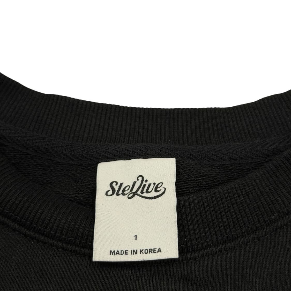 스텔라이브 아이리 칸나 스웻셔츠 맨투맨 블랙 1 상품이미지4