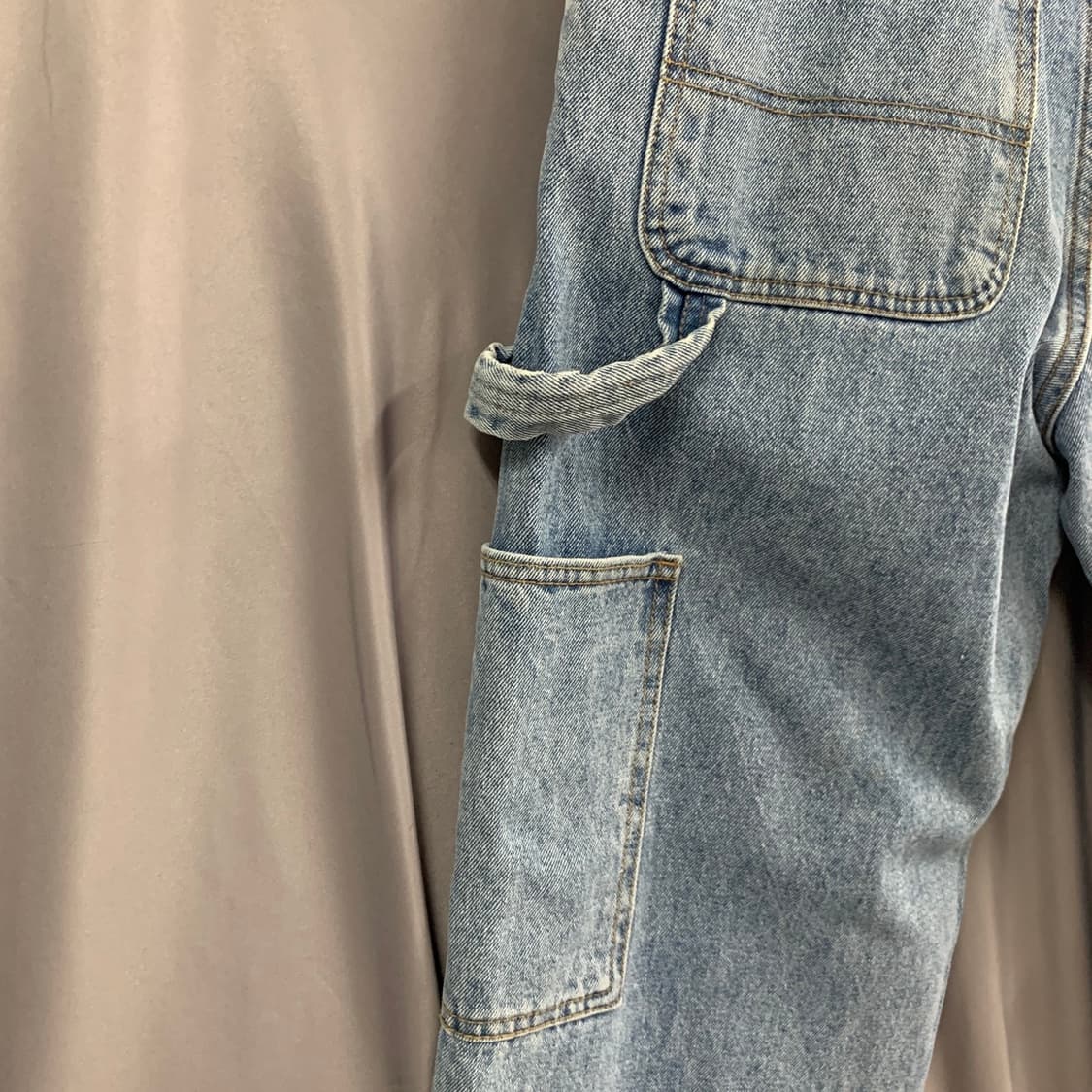 L 위캔더스 카펜터 불꽃 워크 데님팬츠 청바지 상품이미지5