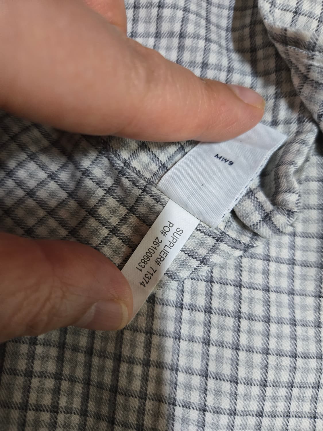 폴로 랄프로렌 남성 커스텀핏 체크 셔츠(L사이즈) 상품이미지9