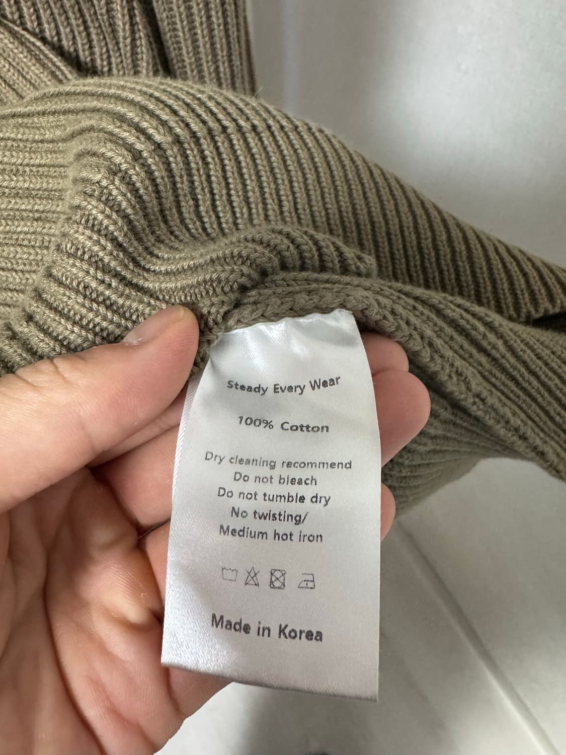 sew 코튼 니트 1사이즈 상품이미지1