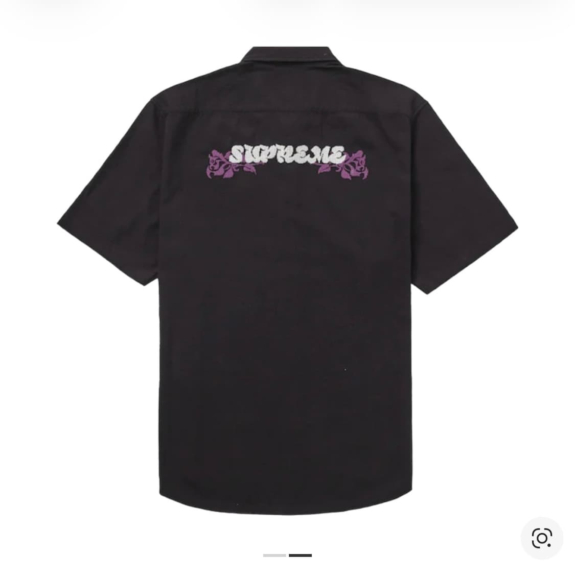 슈프림 니들포인트 숏슬리브 셔츠 블랙 - 23SS 상품이미지4