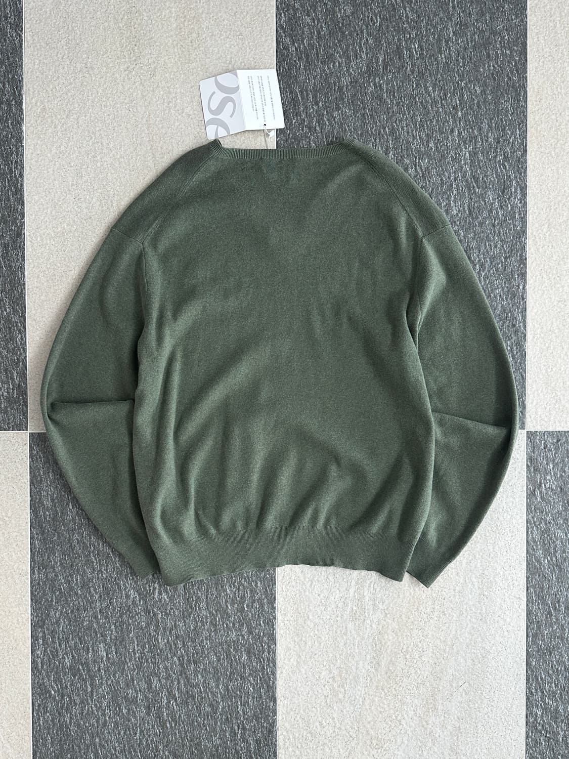 폴로 랄프로렌 피스타치오 V넥 피마코튼 니트 상품이미지2