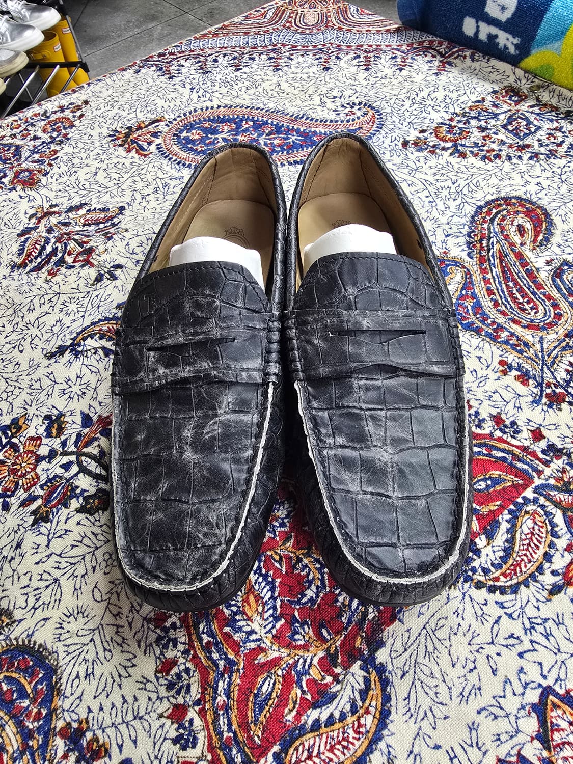 TOD'S 블랙 가죽 로퍼 7A (1613) 상품이미지3