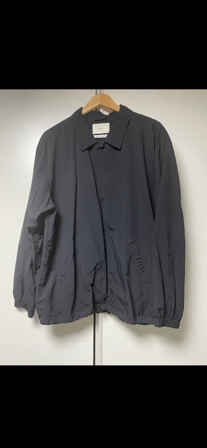 [2] 아워셀브스 워시드 나일론 코치자켓 블랙 상품이미지1