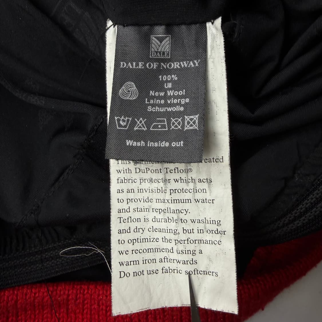 데일오브노르웨이 노르딕 울 니트 반집업 윈드스토퍼 내장 상품이미지7