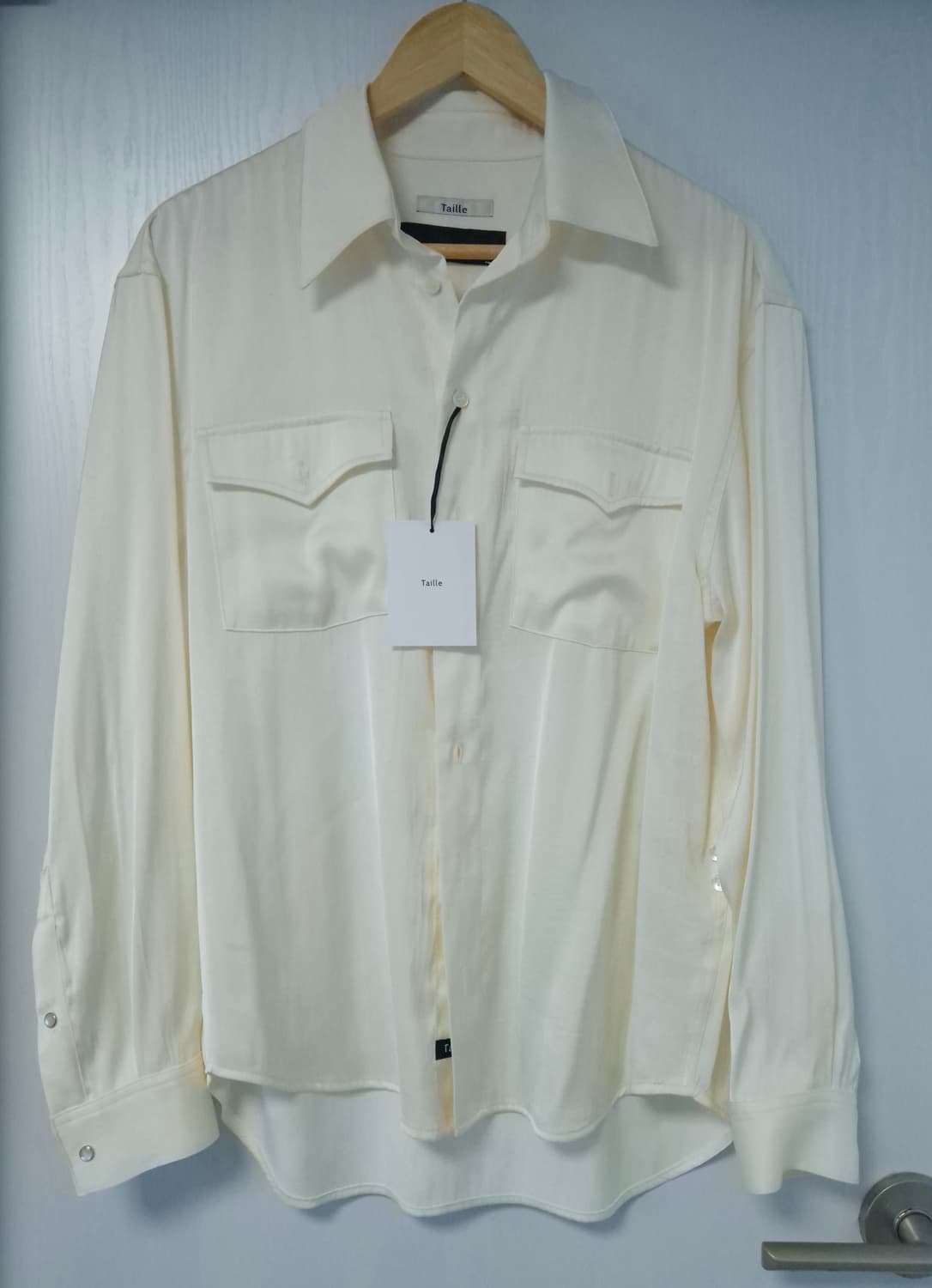 Taile 타일레 사틴 오피서 셔츠 1Size 상품이미지1