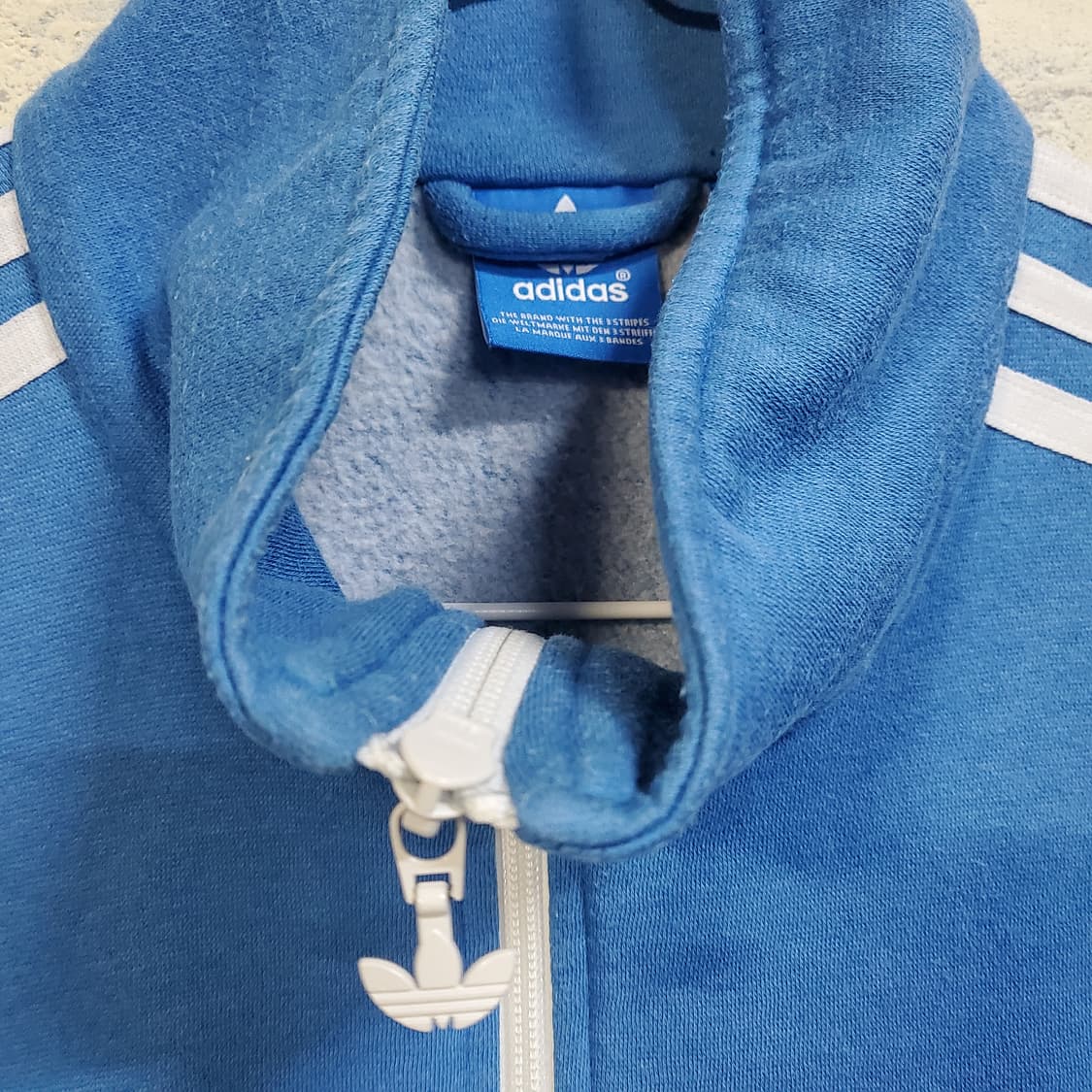 아디다스 파이어버드  삼선 트랙탑 블루  상품이미지4