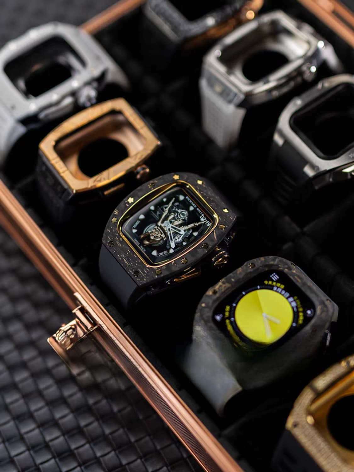 Oceanora 리차드 밀 탄소 섬유 애플 워치 케이스 상품이미지6