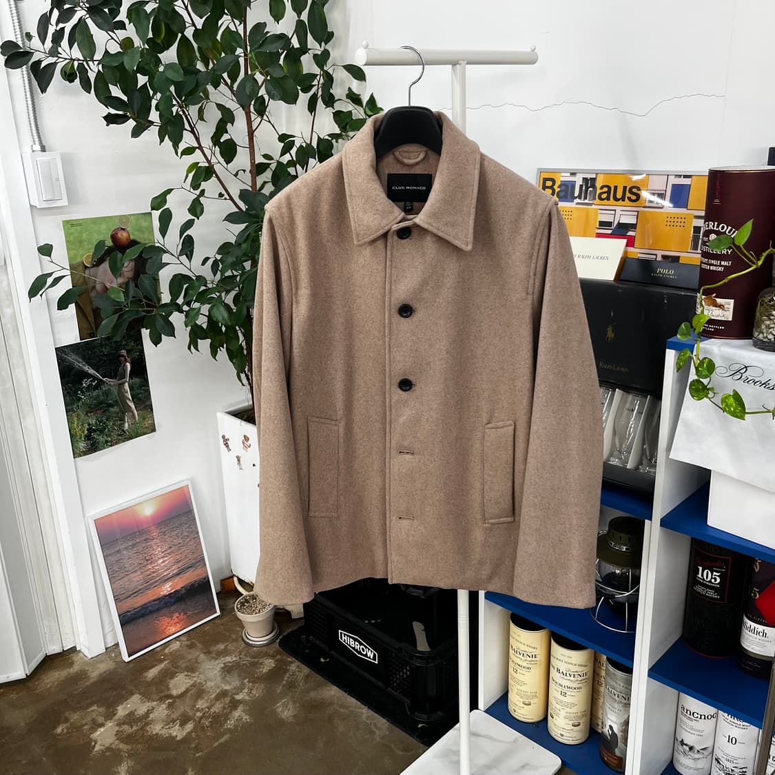 클럽모나코 싱글 하프코트 M 상품이미지1