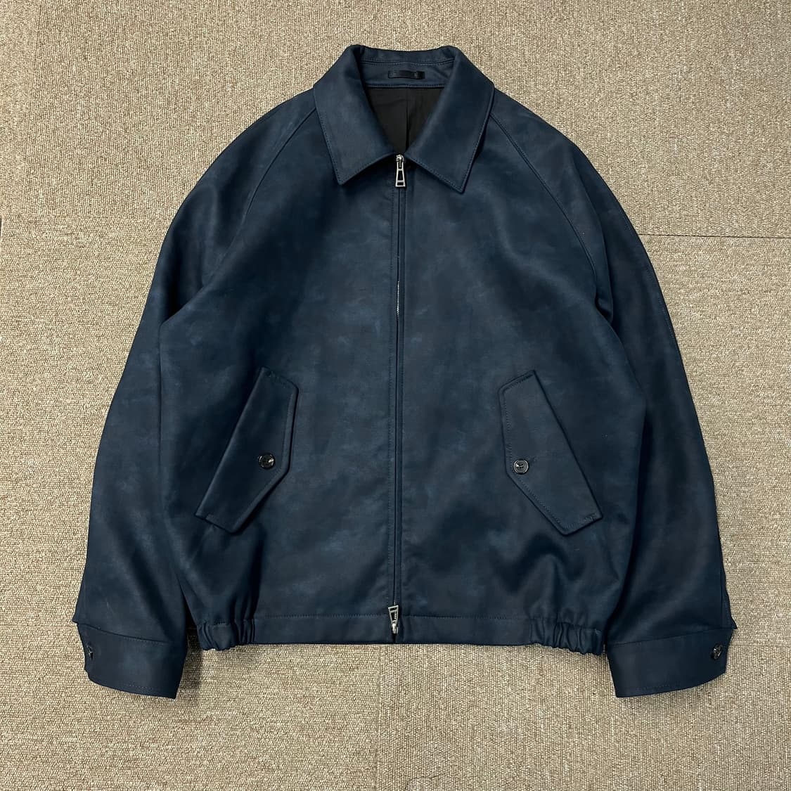 시스템옴므 페이크 스웨이드 투웨이 블루종 자켓 상품이미지2