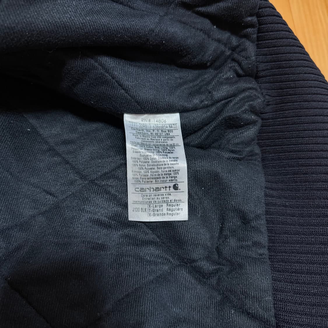 [XL] 칼하트 J130 BLK 액티브 자켓 블랙 엑스라지 사이즈 상품이미지5