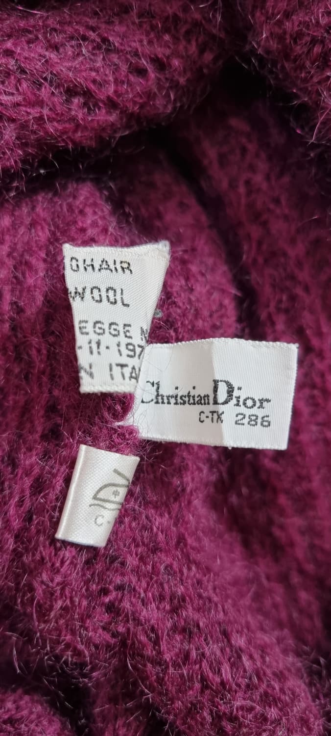 크리스찬디올 모헤어,울 하이넥 니트 S,M _ 여성 상품이미지10