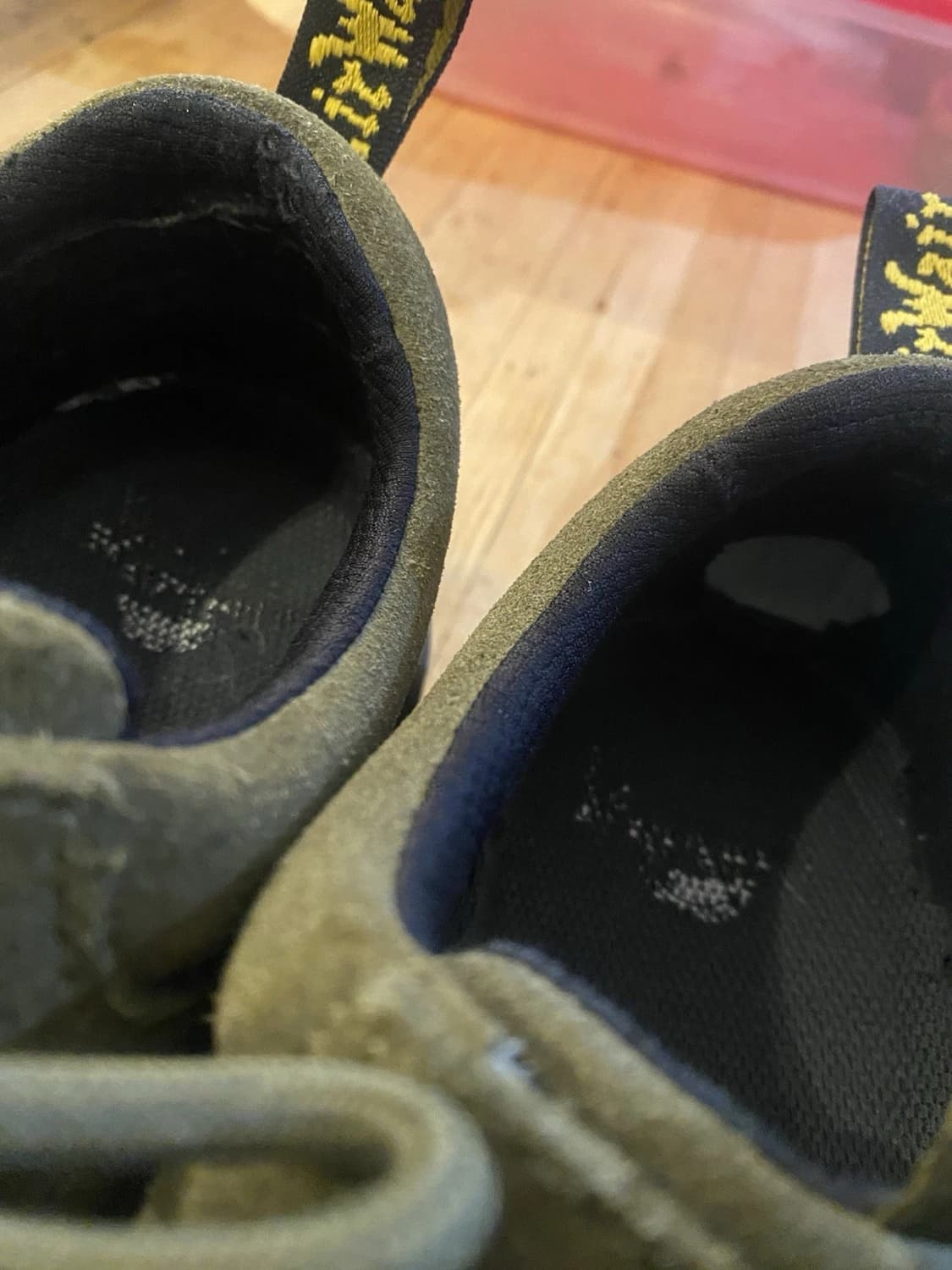 닥터마틴 리더 스웨이드 올리브 상품이미지5