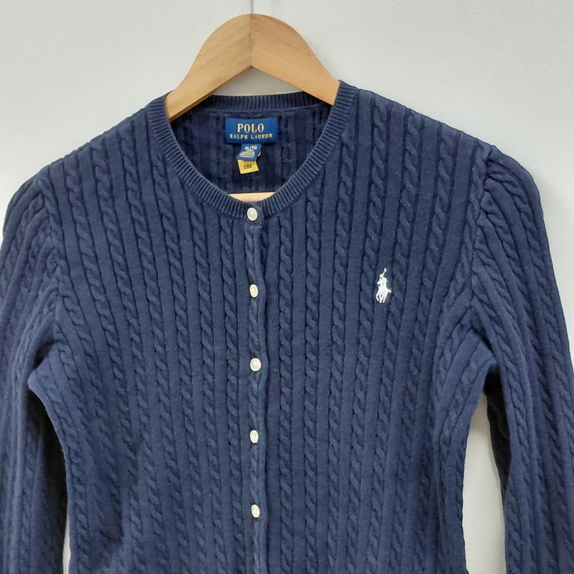 폴로 랄프로렌 걸즈 케이블 가디건 XL(정품인증캡쳐) 상품이미지4