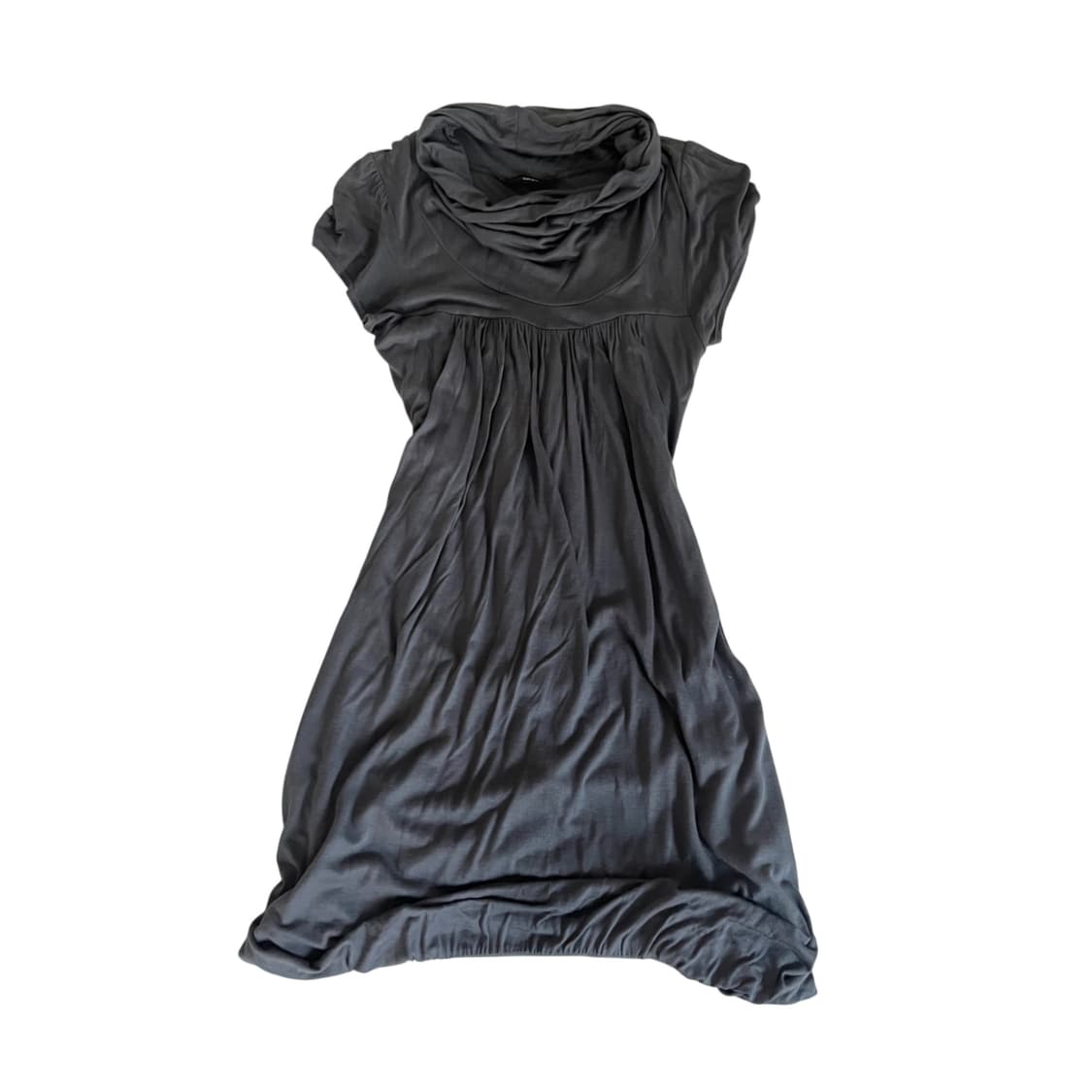 Draped neck grayish dress 상품이미지9