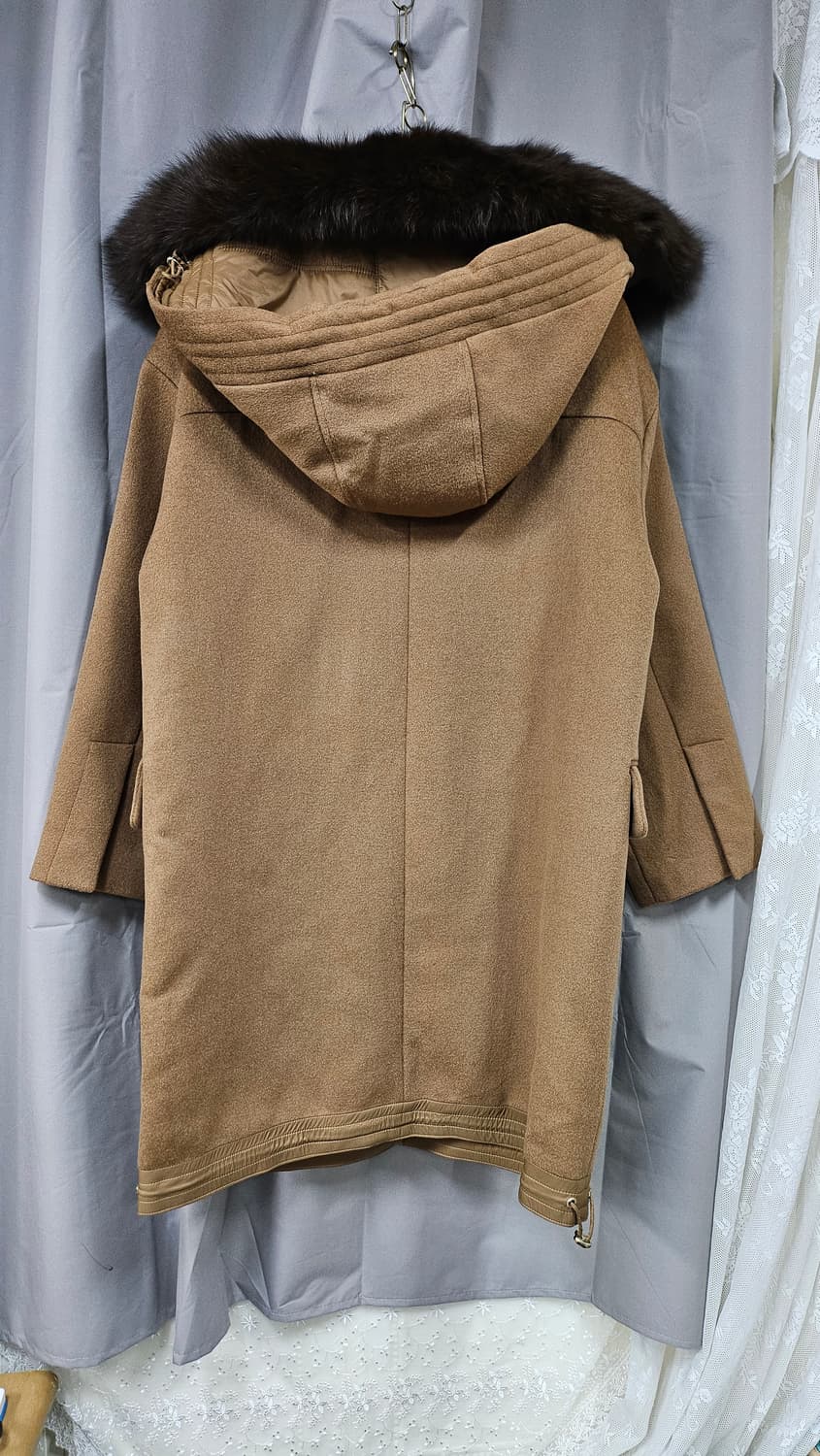 미사용 모직코트  상품이미지6