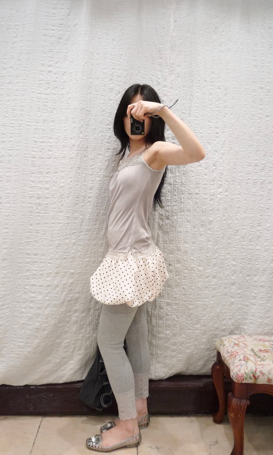 little lace sleeveless 상품이미지5
