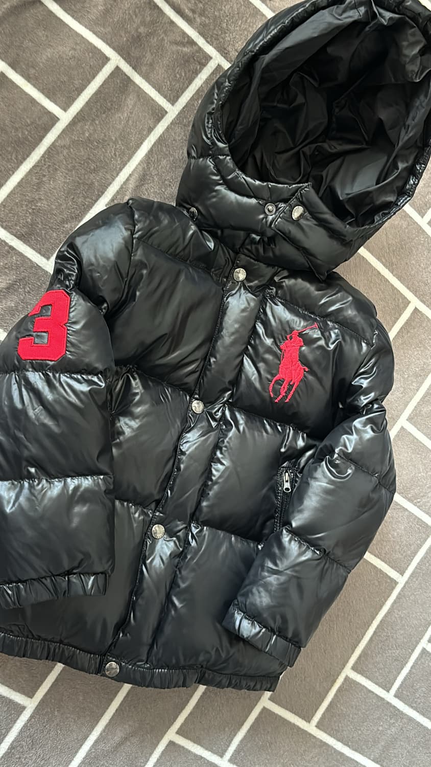 (유일매물)폴로 빅포니 유광 패딩 상품이미지3