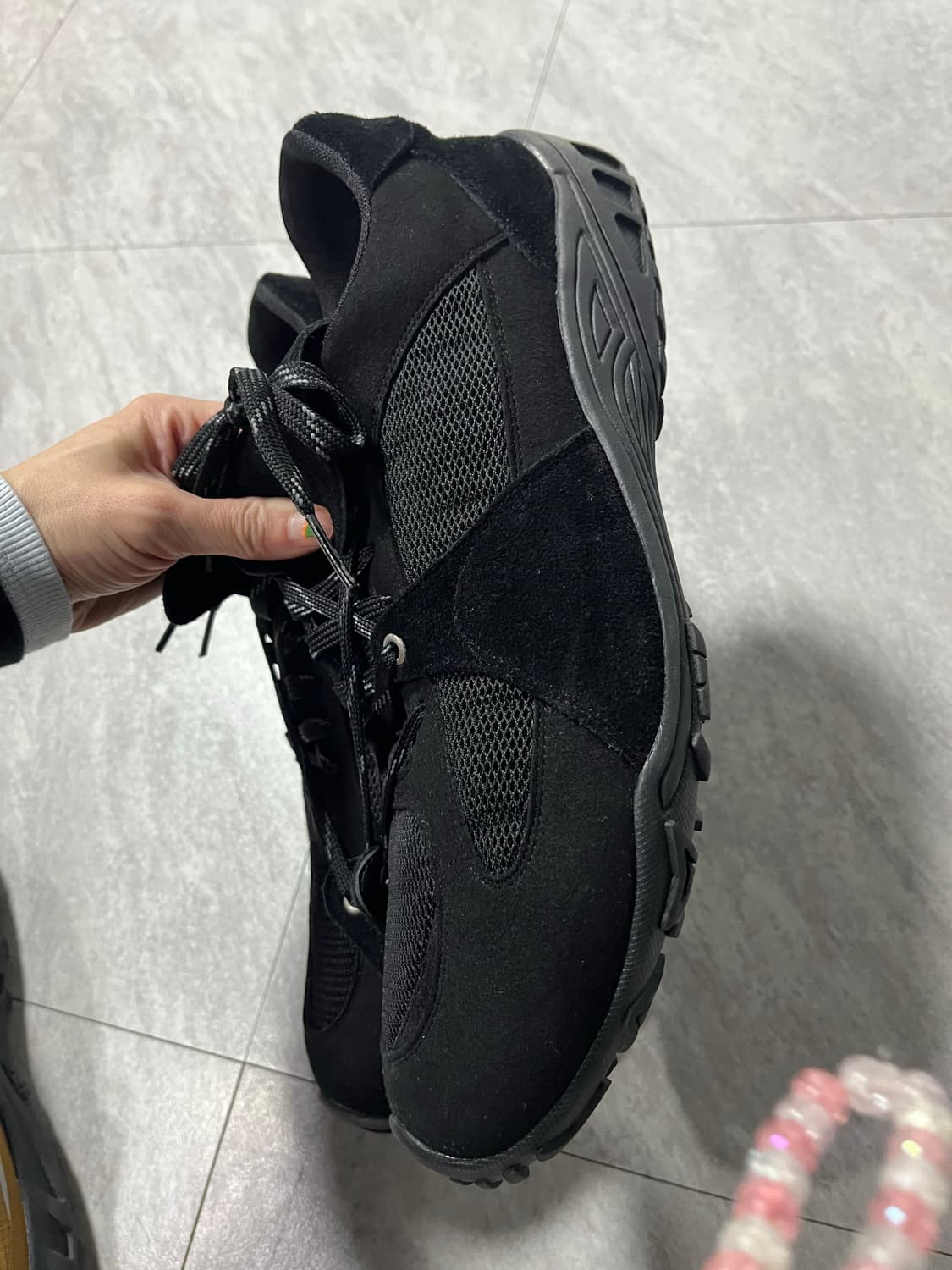 네거티브 쓰리 블랙 스니커즈 280mm 상품이미지2