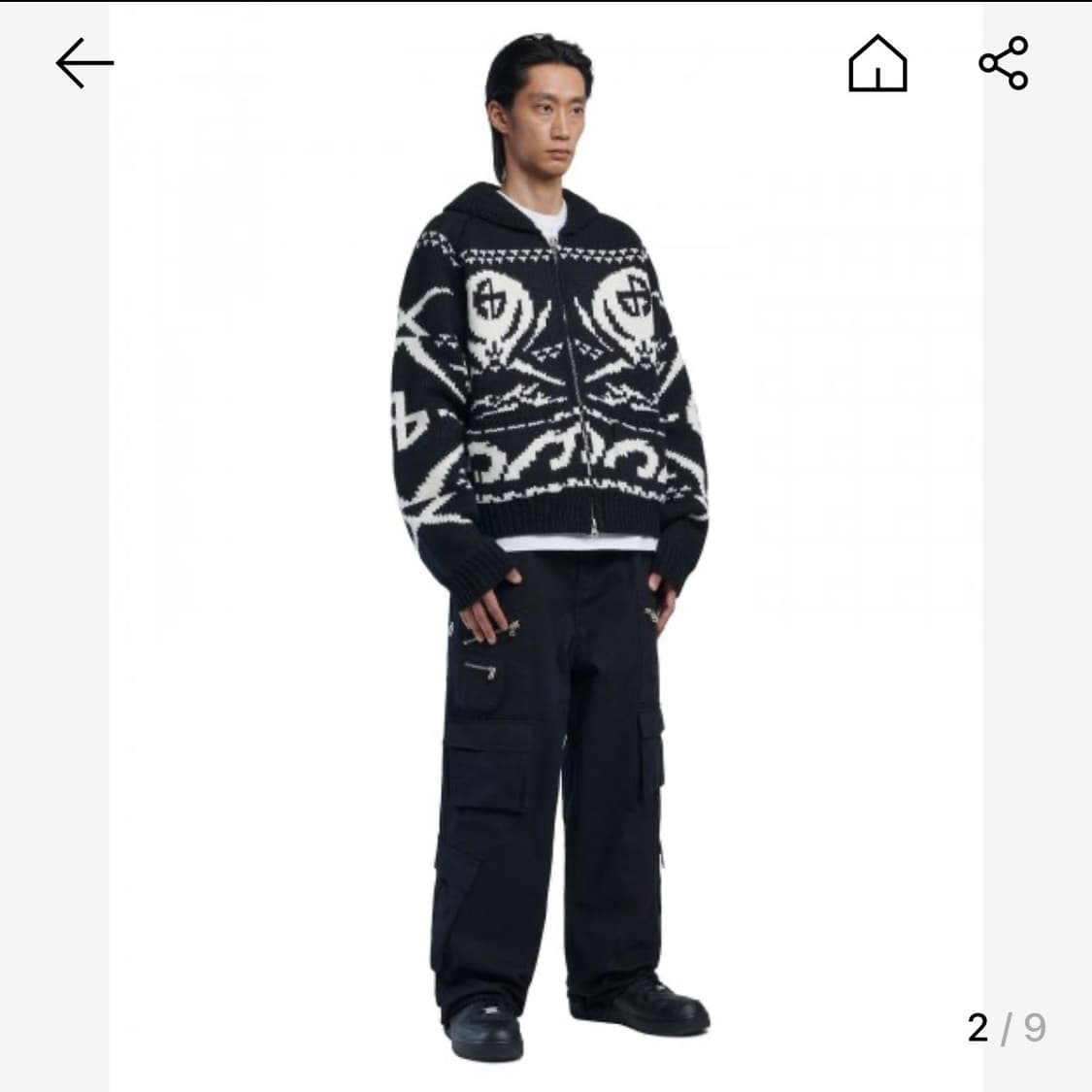 노매뉴얼 SYMBOL MULTI CARGO PANTS S size 상품이미지2