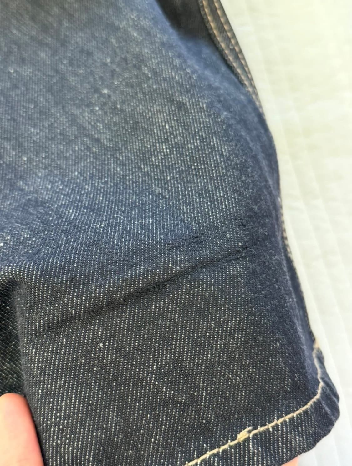 오도어 ODOR Logo drop denim in pink 상품이미지3