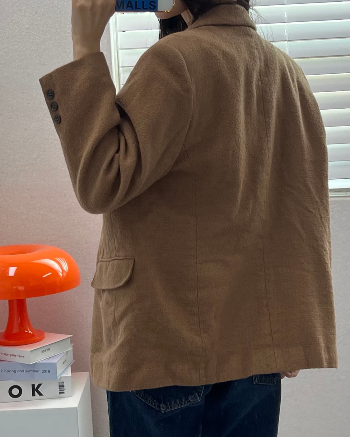 (WOMEN)빈티지 울 블레이져-M1440 상품이미지7