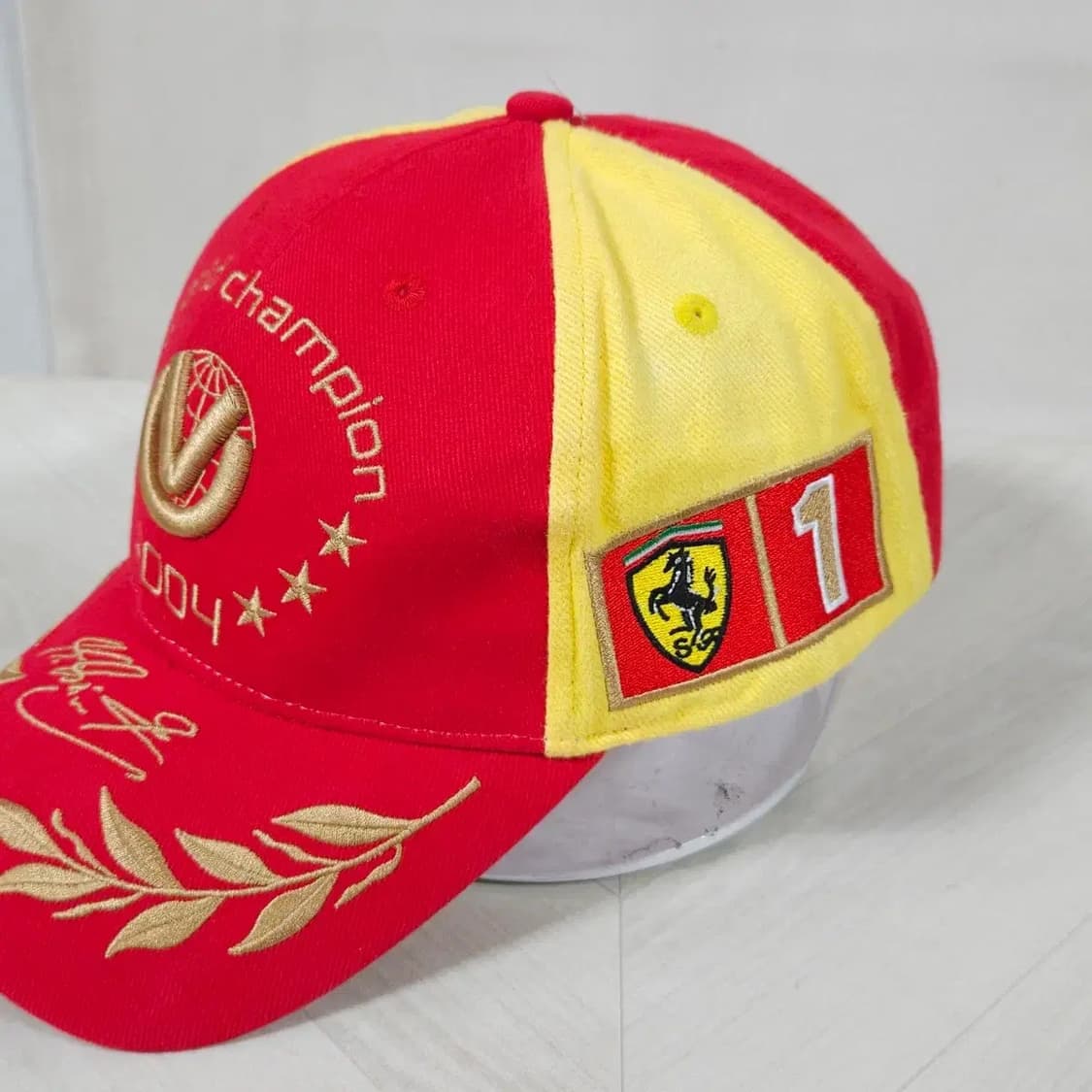 페라리 슈마허 모자 Michael Schumacher 월드챔피언 2004 상품이미지3