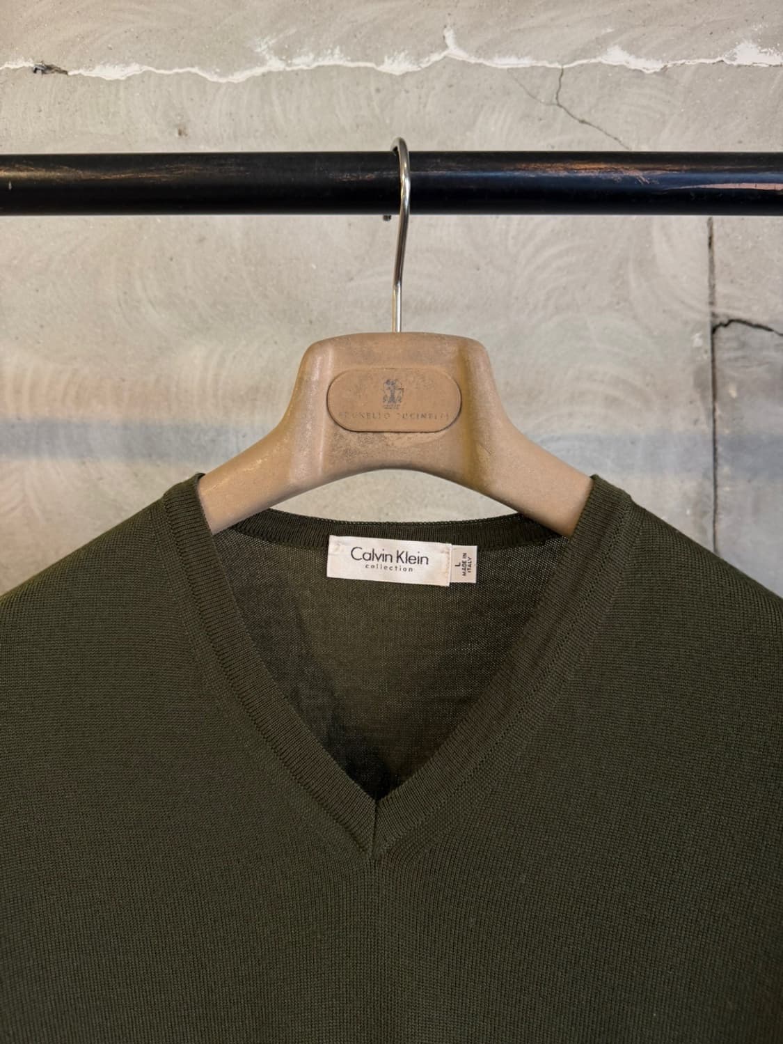 캘빈클라인 브이넥 니트 100 상품이미지3