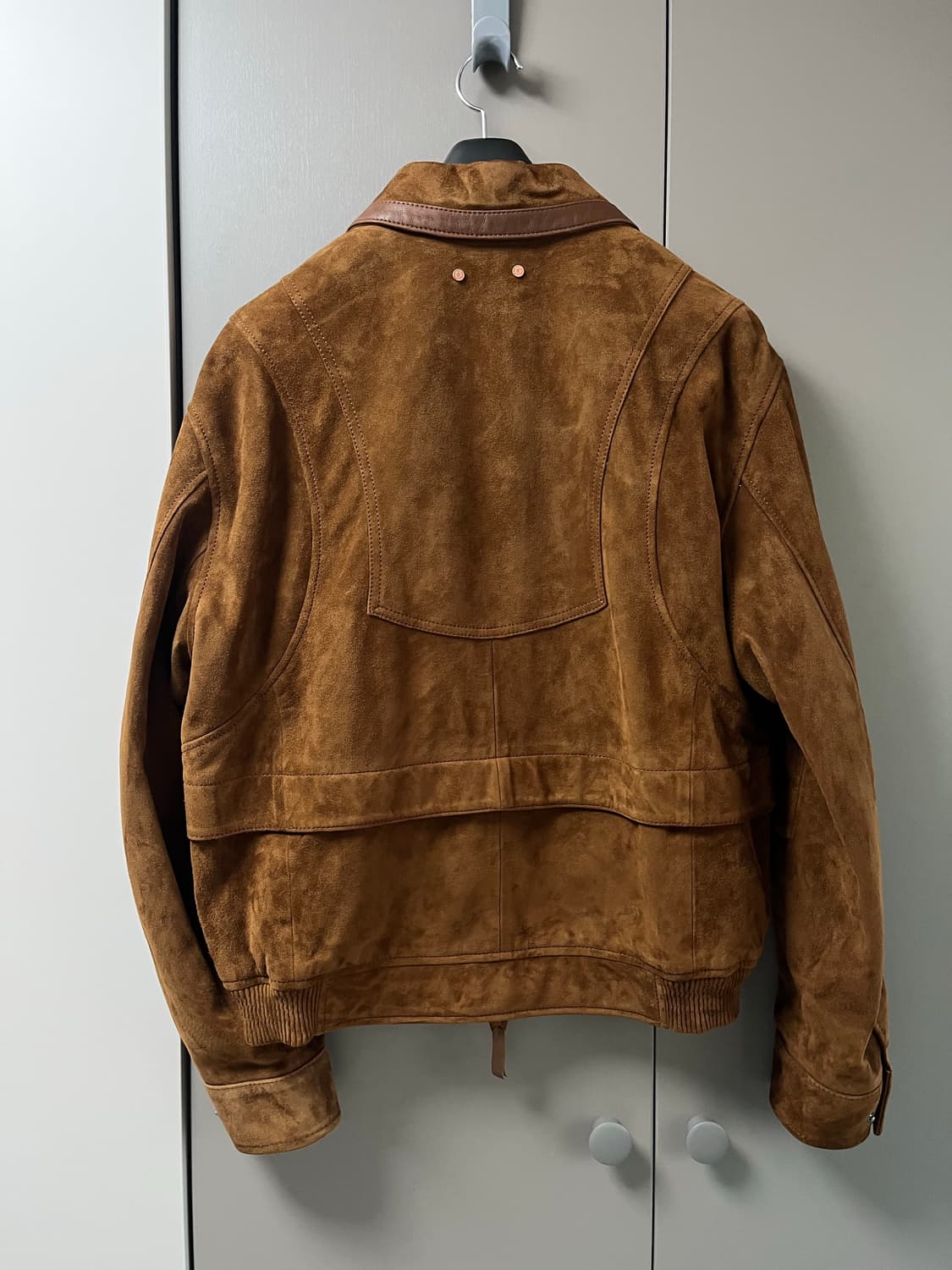 앤더슨벨 미쿠스 스웨이드 봄버 자켓 awa673m - S사이즈 상품이미지2