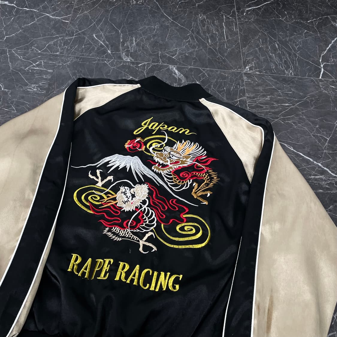 L 재팬 타이거 자수 스카쟌 자켓 상품이미지9