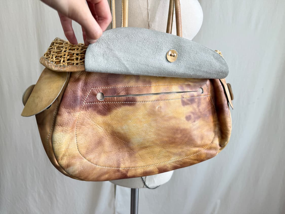 Michiamo 우븐 레더 숄더백 상품이미지8