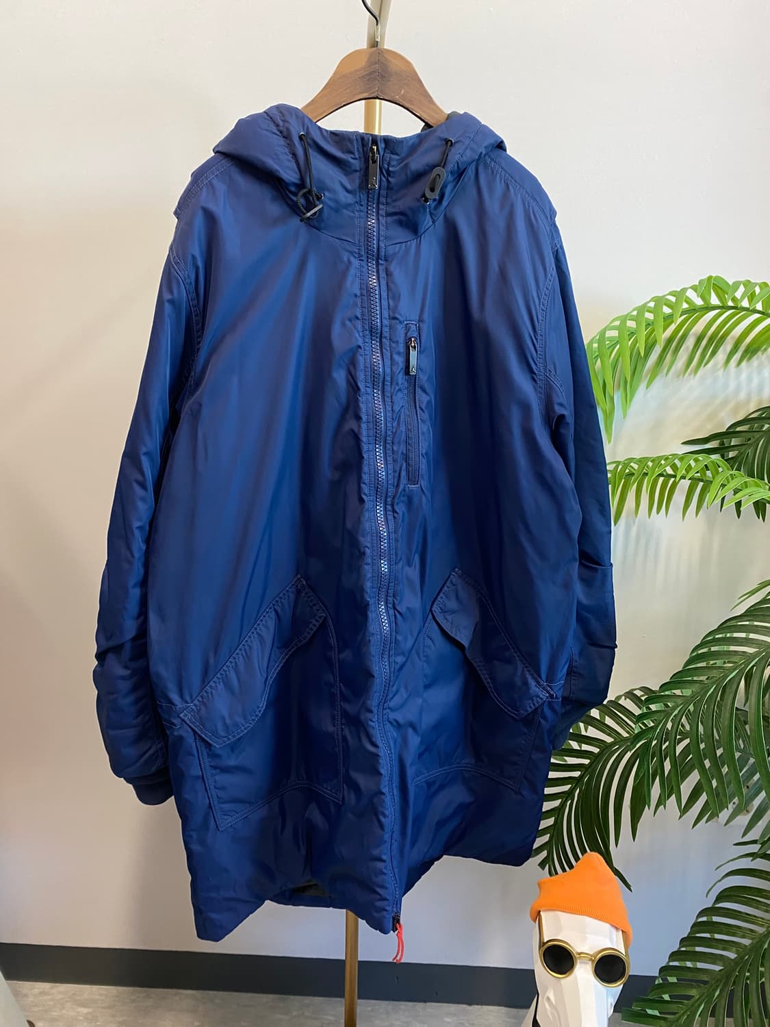 조던 투웨이 지퍼 후드 다운 롱패딩자켓 상품이미지1