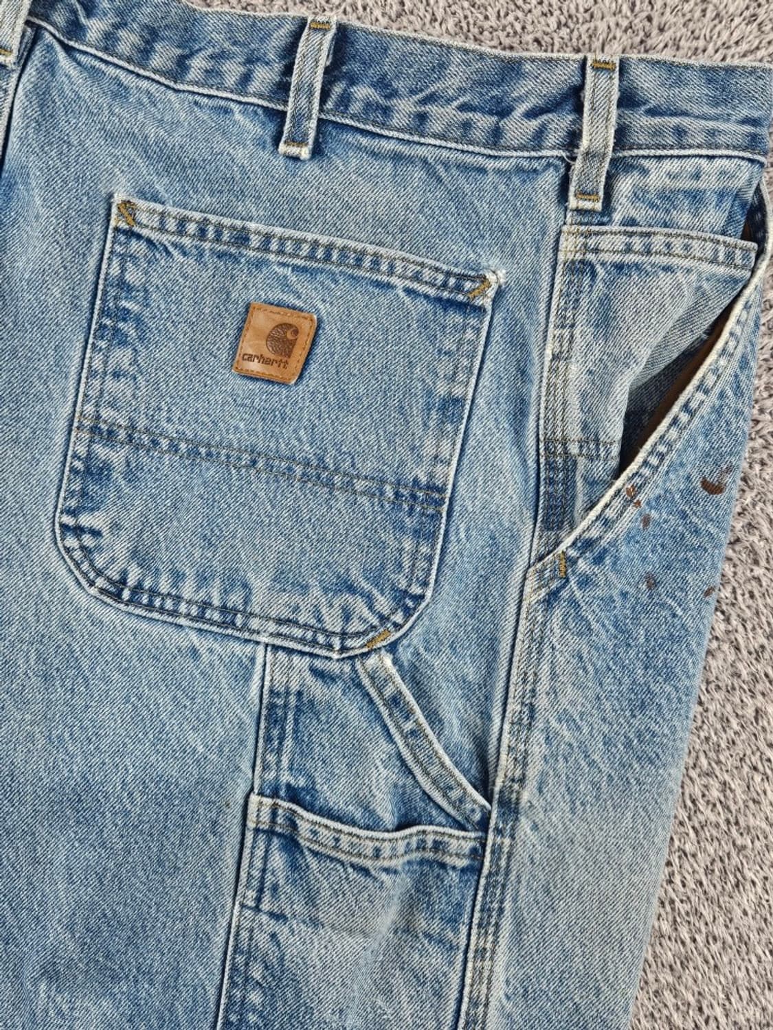 칼하트 데님 카펜터 워크 팬츠 ( 36X36 ) / 10908 상품이미지8