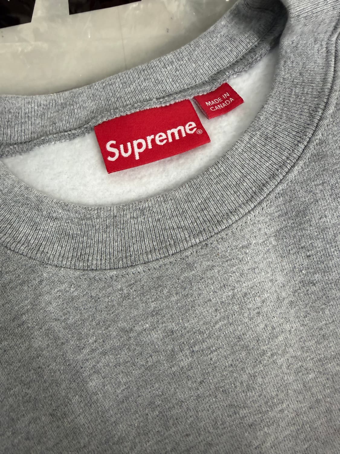 슈프림 박스로고 크루넥 상품이미지2