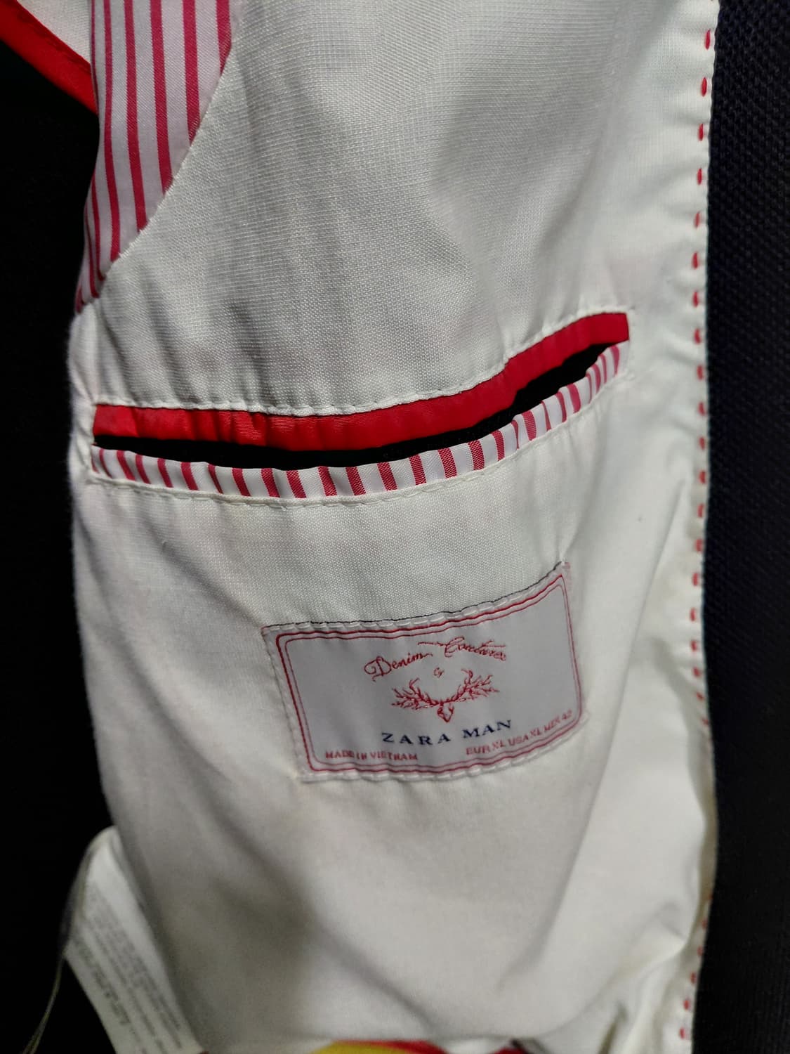 [자라맨]DENIM COUTURE 풀 집업 자켓 XL(100)사이즈 상품이미지6