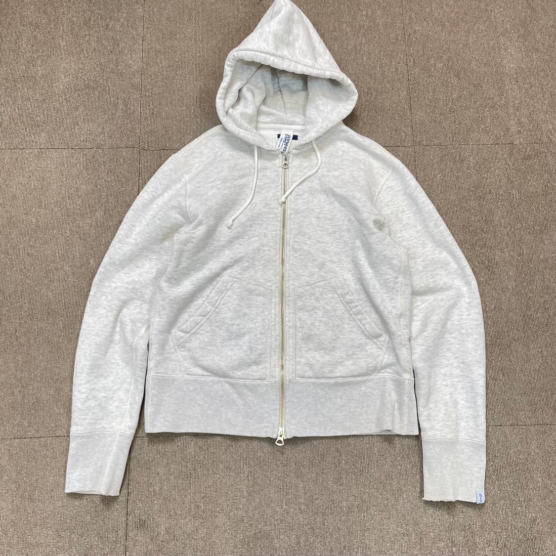 LOOPWHEELER X BEAMS 루프휠러 빔즈 우먼스 후드집업 상품이미지1