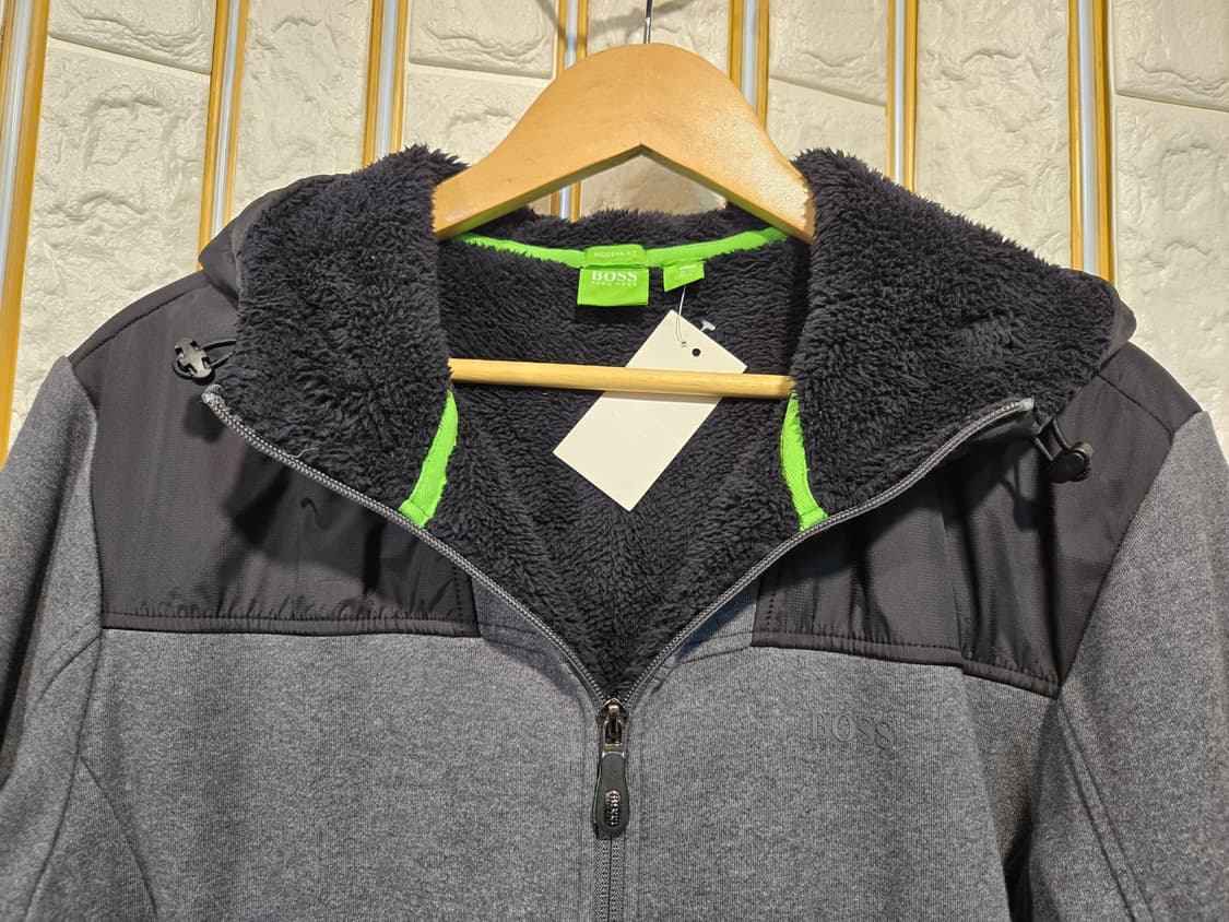 휴고보스 남성 털 후드점퍼 후드집업L-XL 상품이미지3