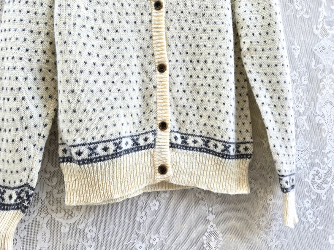 빈티지 노르딕 가디건 wool 100% 상품이미지3