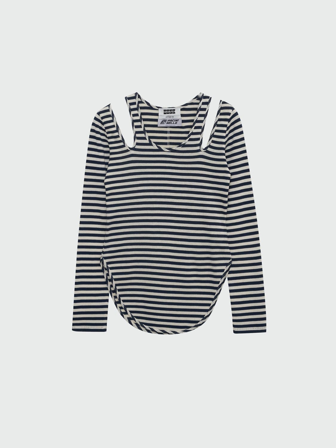 EENK WOUl Long Sleeve Cutout Jersey T 상품이미지5