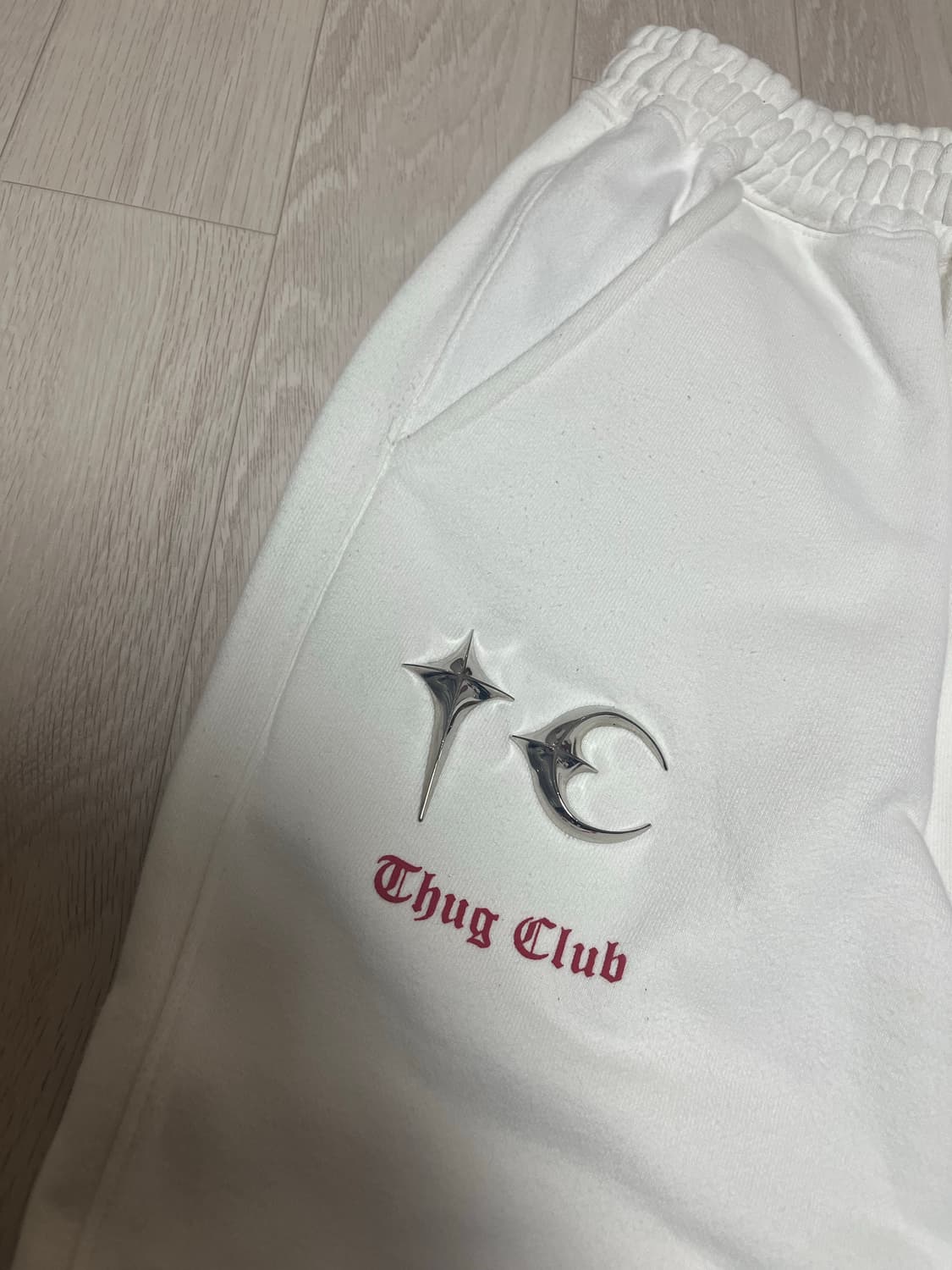 초판 급처) 떠그클럽 TC 조거팬츠 화이트 상품이미지2