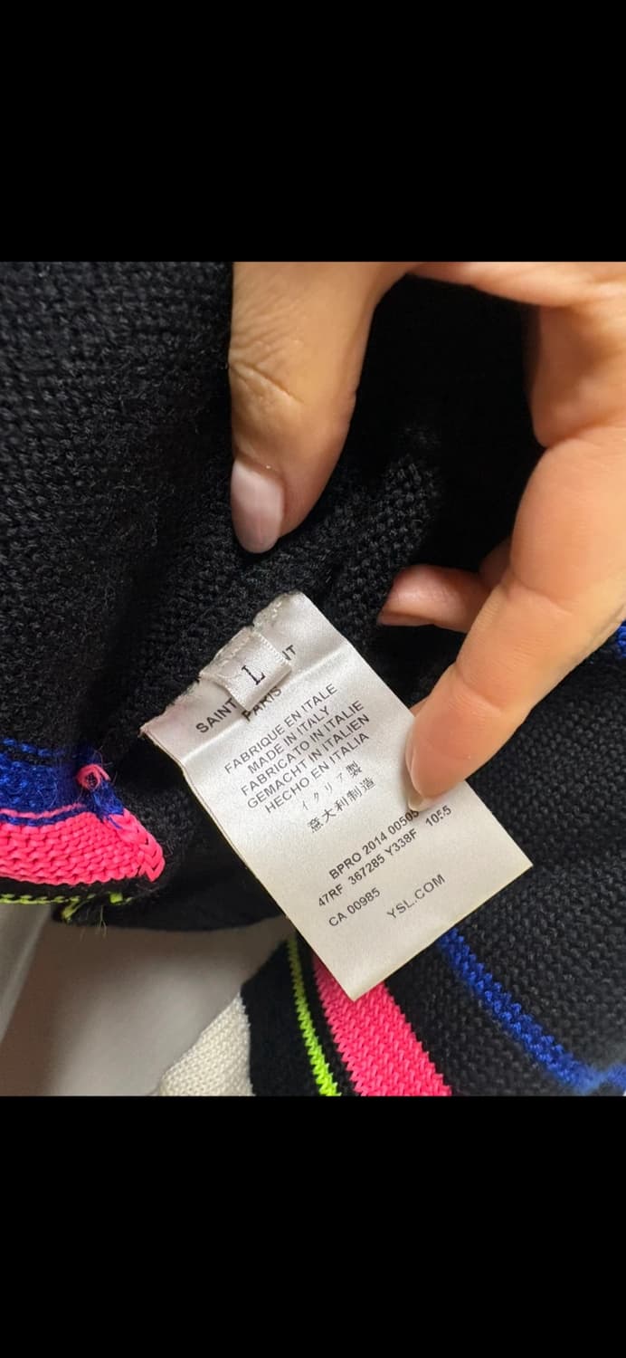 생로랑 16ss 서프사운드 니트 L 상품이미지3